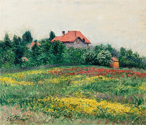 Jardin sauvage au Petit Gennevilliers, 1880, Gustave Caillebotte