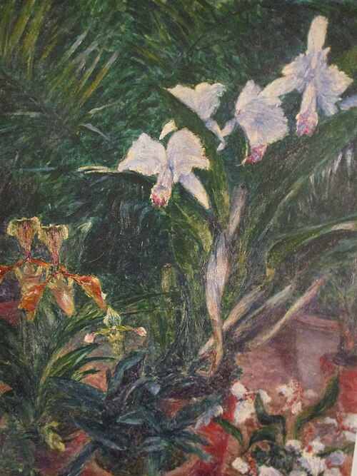 Orchidées dans la serre du Petit Gennevilliers, 1893, Gustave Caillebotte