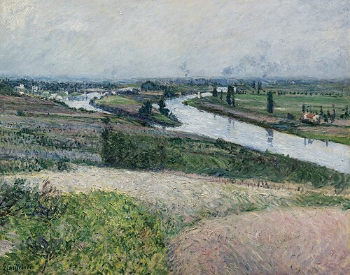 La Seine à la pointe d'Épinay, 1888, Gustave Caillebotte