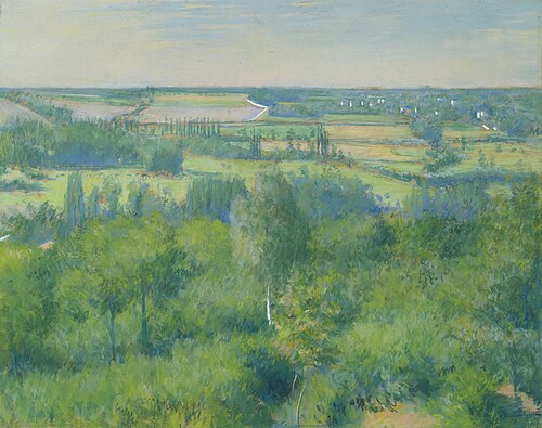 Vallée de l'Yerres, 1877, Gustave Caillebotte