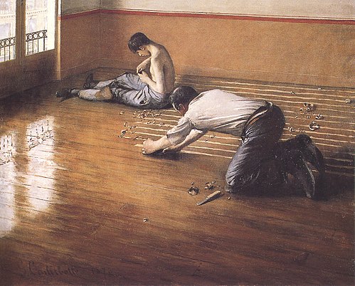 Les raboteurs de parquet, 1876, Gustave Caillebotte