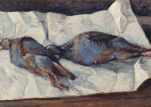 Deux Perdreaux, 1882, Gustave Caillebotte