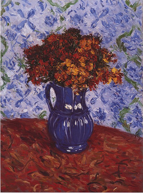 Giroflées, , Gustave Caillebotte
