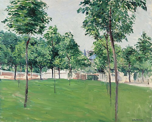 Promenade d'Argenteuil, 1883, Gustave Caillebotte