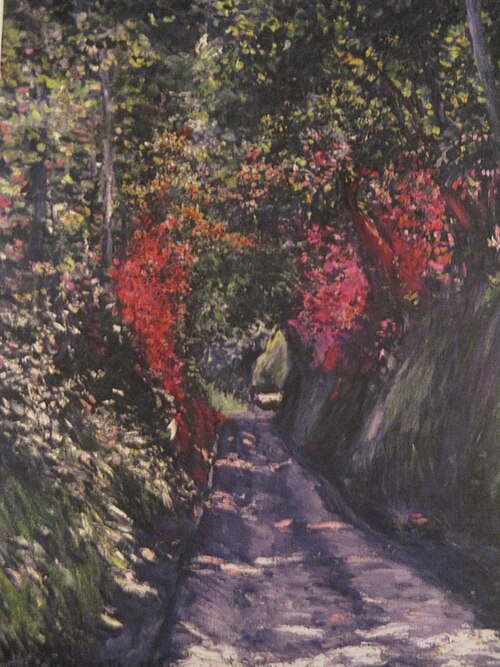 Allée sous bois, 1880, Gustave Caillebotte