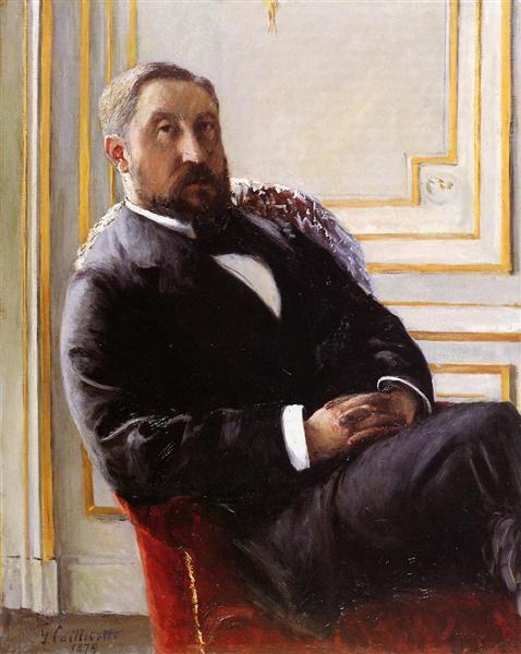 Portrait de Jules Richemont, 1879, Gustave Caillebotte