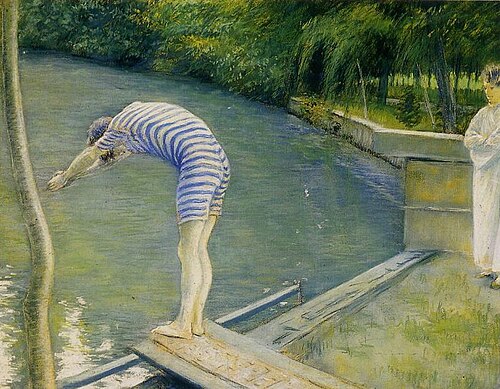 Le Nageur, 1877, Gustave Caillebotte