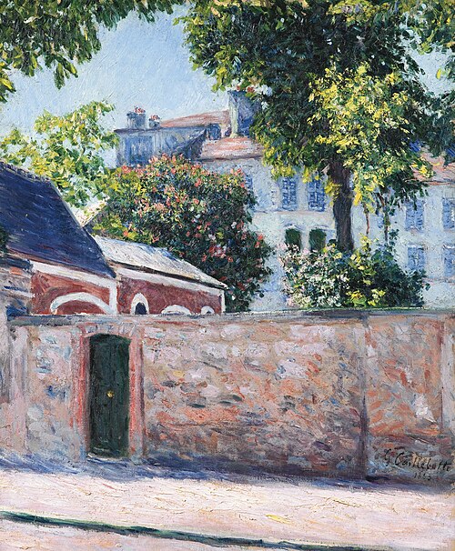 Maisons à Argenteuil, 1883, Gustave Caillebotte