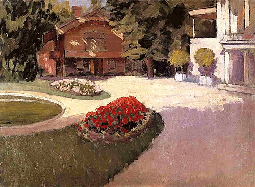 Garden at Yerres, , Gustave Caillebotte