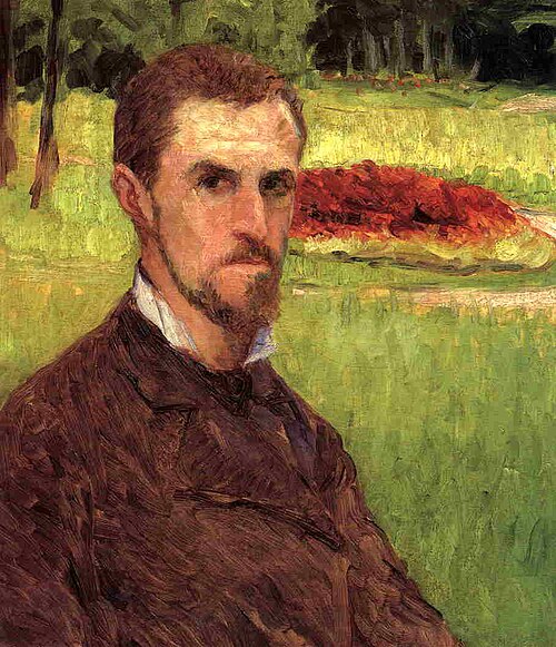 Autoportrait, 1875, Gustave Caillebotte