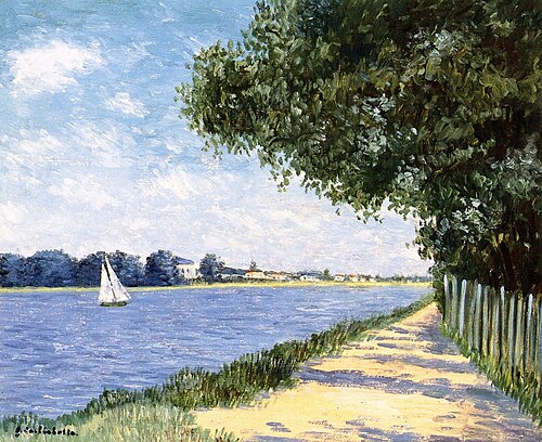 Les Bords de Seine au Petit Gennevilliers, 1894, Gustave Caillebotte