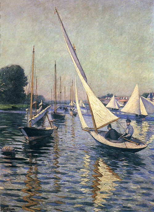 Régates à Argenteuil, 1893, Gustave Caillebotte