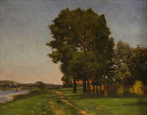Bord de Seine au Petit Gennevilliers, 1892, Gustave Caillebotte