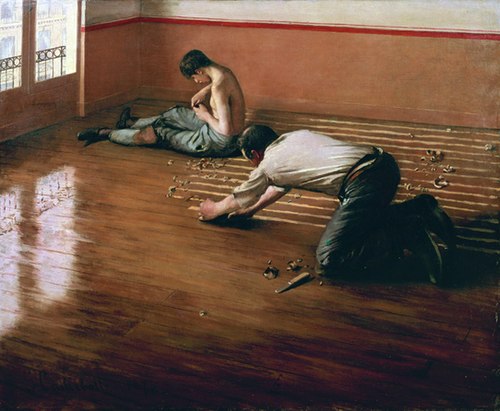 The Floor Scrapers, 1876, Gustave Caillebotte