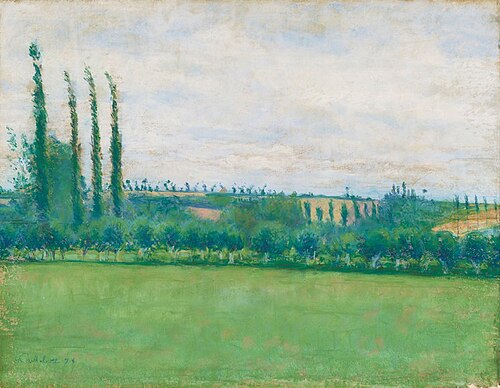 Prairie, Yerres, 1878, Gustave Caillebotte