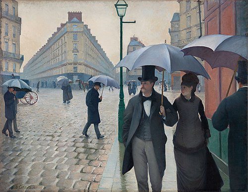 Rue de Paris, temps de pluie, 1877, Gustave Caillebotte