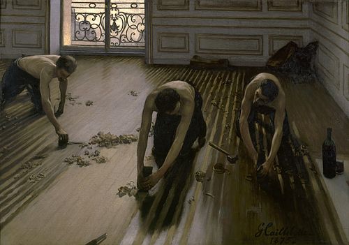 Les Raboteurs de parquet, 1875, Gustave Caillebotte