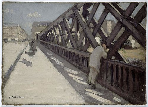 Esquisse pour le Pont de l'Europe, 1876, Gustave Caillebotte