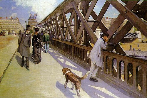 Le Pont de l'Europe, 1900, Gustave Caillebotte