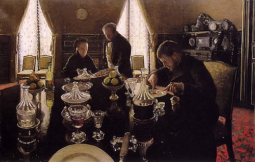 Le Déjeuner, 1876, Gustave Caillebotte