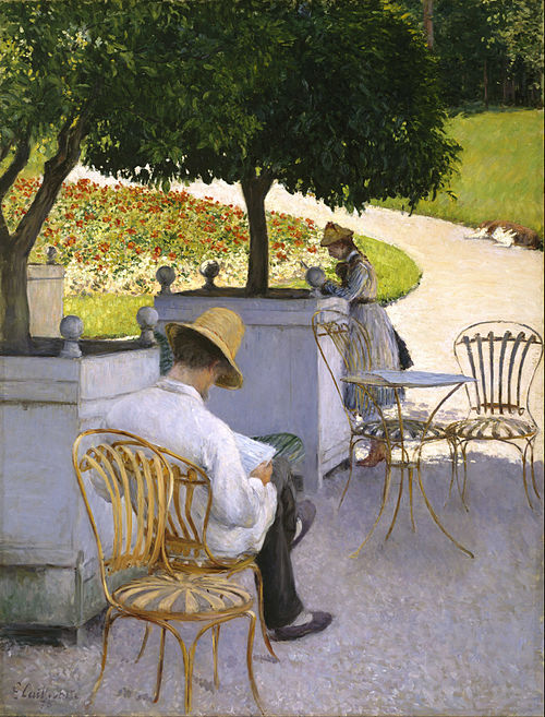 Les Orangers, 1878, Gustave Caillebotte