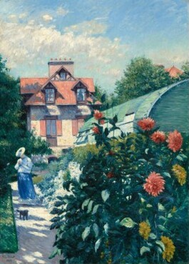 Dahlias, Garden at Petit Gennevilliers, 1893, Gustave Caillebotte