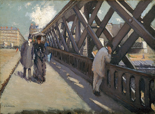 Le pont de l'Europe, 1876, Gustave Caillebotte