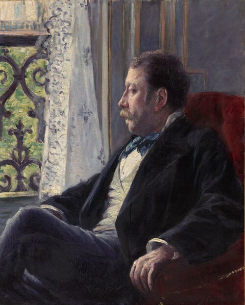Portrait of a Man, 1880, Gustave Caillebotte