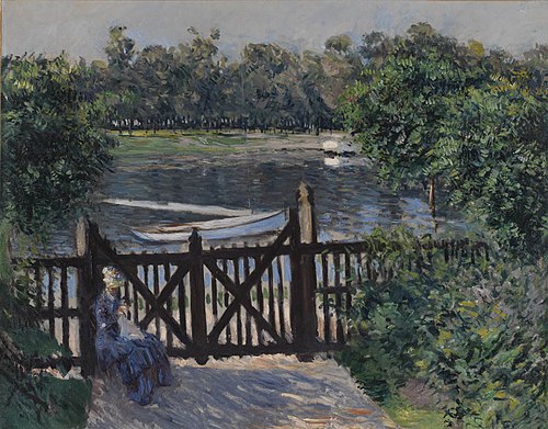 L'Entrée du jardin, Petit-Gennevilliers, 1893, Gustave Caillebotte