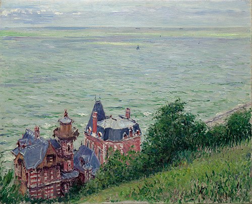 Villas à Trouville, 1884, Gustave Caillebotte