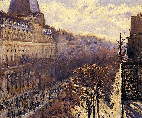 Boulevard des Italiens, 1880, Gustave Caillebotte