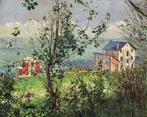 Cottage in Trouville, 1882, Gustave Caillebotte