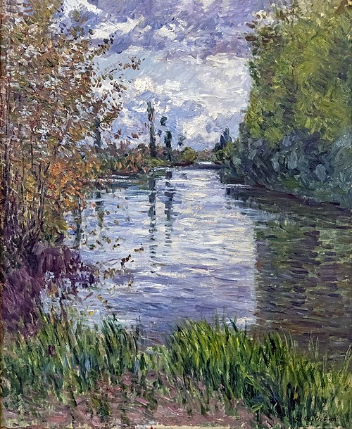Le Petit bras de la Seine en automne, 1890, Gustave Caillebotte