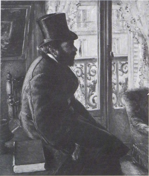 Portrait d'inconnu, 1880, Gustave Caillebotte