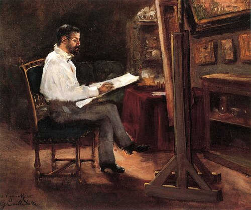 Le peintre Morot dans son atelier, 1874, Gustave Caillebotte