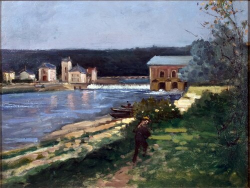 La machine de Marly, 1875, Gustave Caillebotte