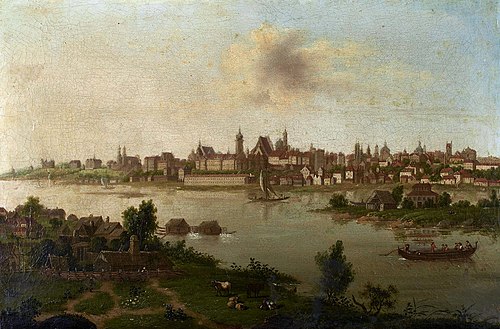 Vue de Varsovie prise du côté de Praga., 1783, Gottlieb Schiffner