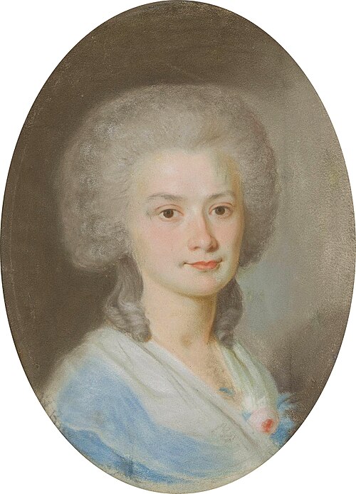 Portrait de Kamilla Szubertowa., 1787, Gottlieb Schiffner