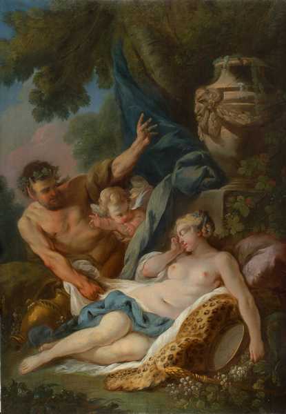 Jupiter and Antiope, 1750, Charles-Michel-Ange Challe