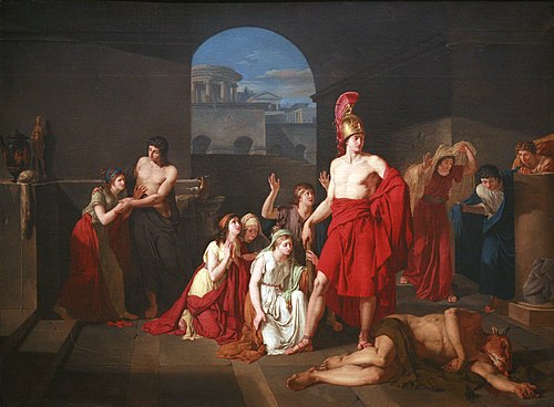 Thésée vainqueur du Minotaure, 1791, Charles-Édouard Chaise