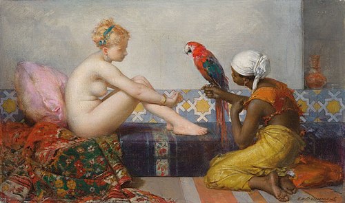 In the harem, , Charles-Édouard de Beaumont