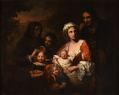 La Famille de Colbert, 1850, Charles Auguste Herbé