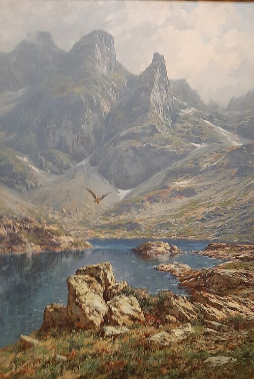Entre deux pluies, Lac Robert Chamrousse, 1910, Charles Bertier