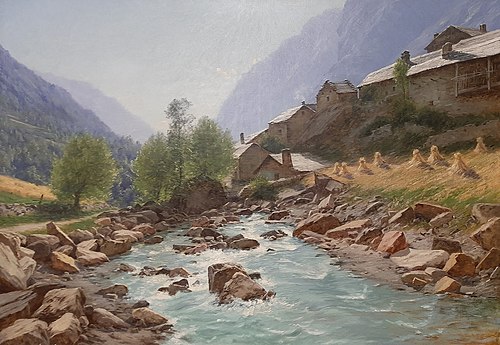 Les Fréaux près de La Grave, 1894, Charles Bertier