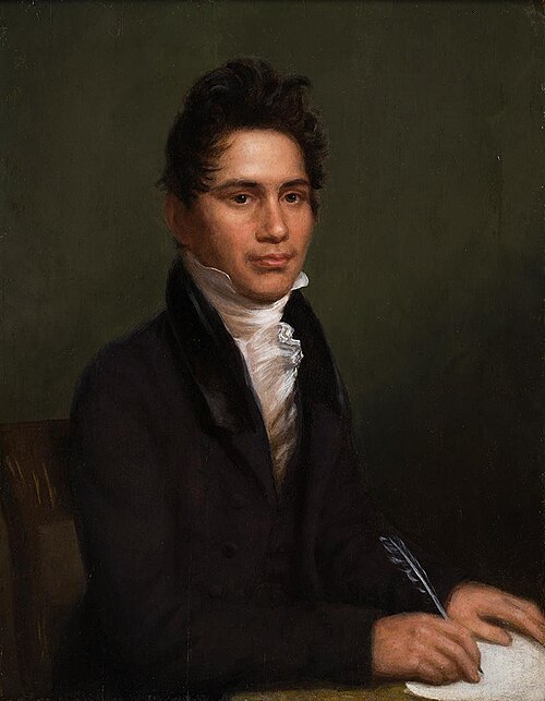 Portrait of John Ridge, 1825, Charles Bird King