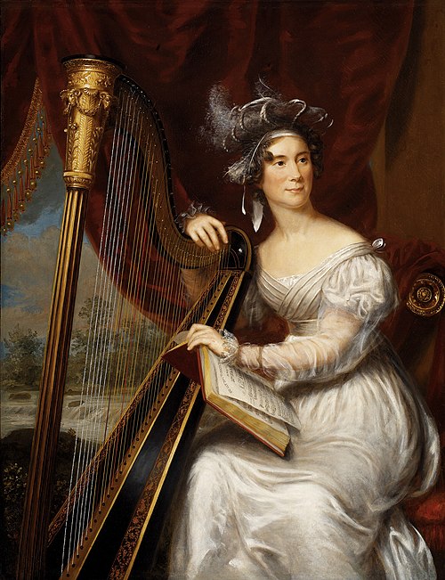 Portrait of Louisa Adams, wife of John Quincy Adams, , Charles Bird King