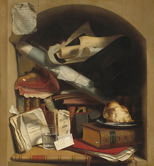 Poor Artist's Cupboard, 1815, Charles Bird King
