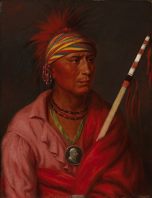 No Heart (Nan-che-ning-ga), 1837, Charles Bird King