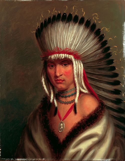 Petalesharro (Generous Chief), Pawnee, 1822, Charles Bird King
