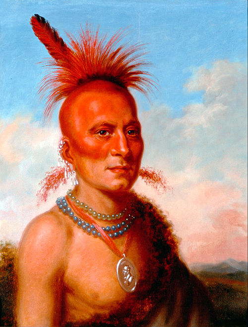 Sharitarish (Wicked Chief), Pawnee, 1822, Charles Bird King